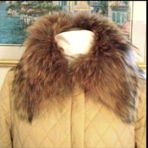 💋NEW GENUINE FUR COLLAR JACKET💋